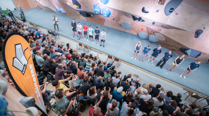 DM 2024 Bouldern - Finalisten | © DAV/Thomas Schermer